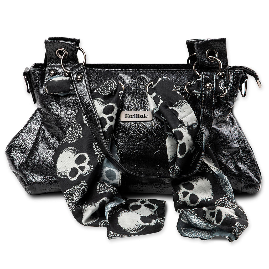 Dark gray purse, Gothic purse, gothic bag, crossover bag, victorian paurse,  insects purse metallic purse