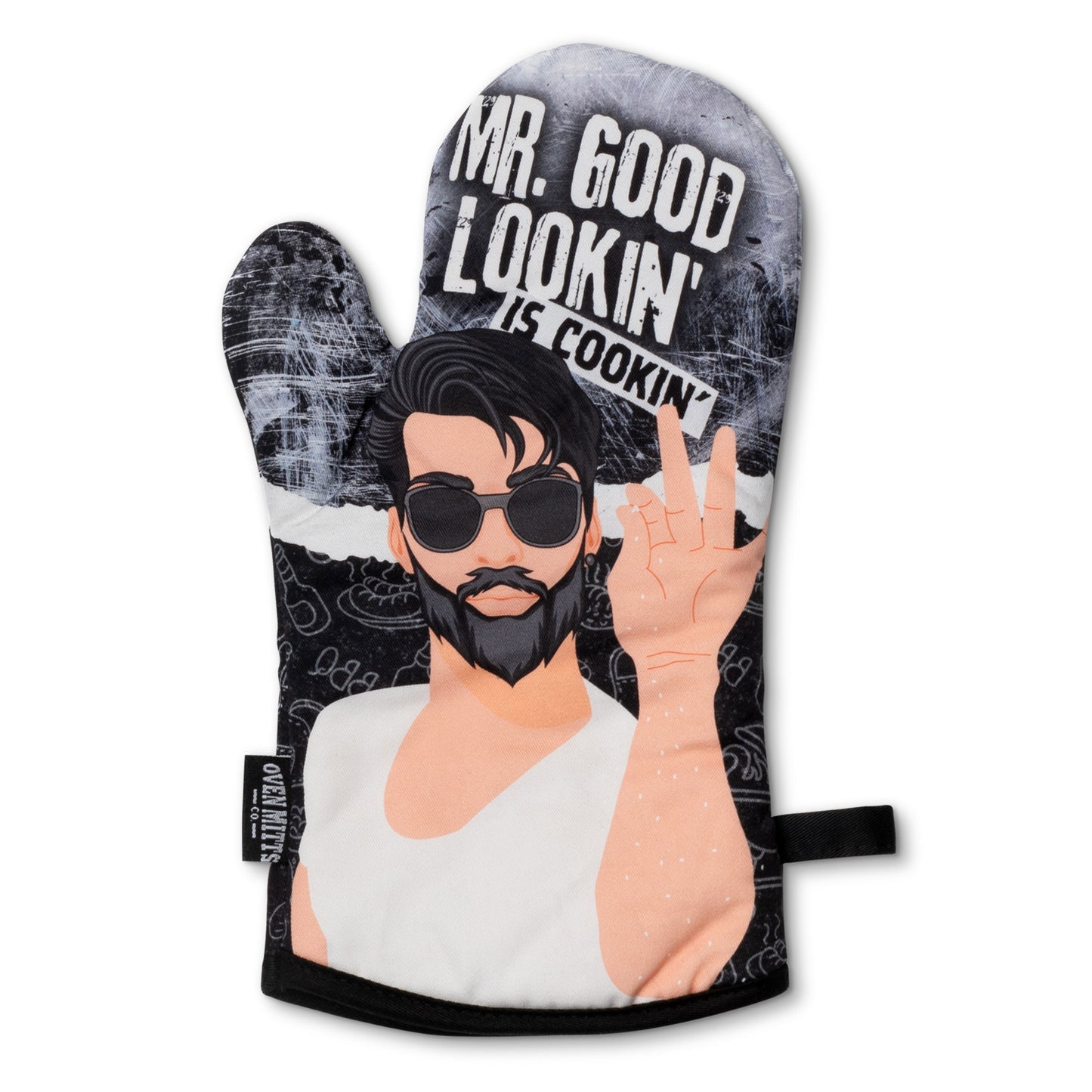 Mr. Good Lookin' Is Cookin' Oven Mitts And Potholder Set