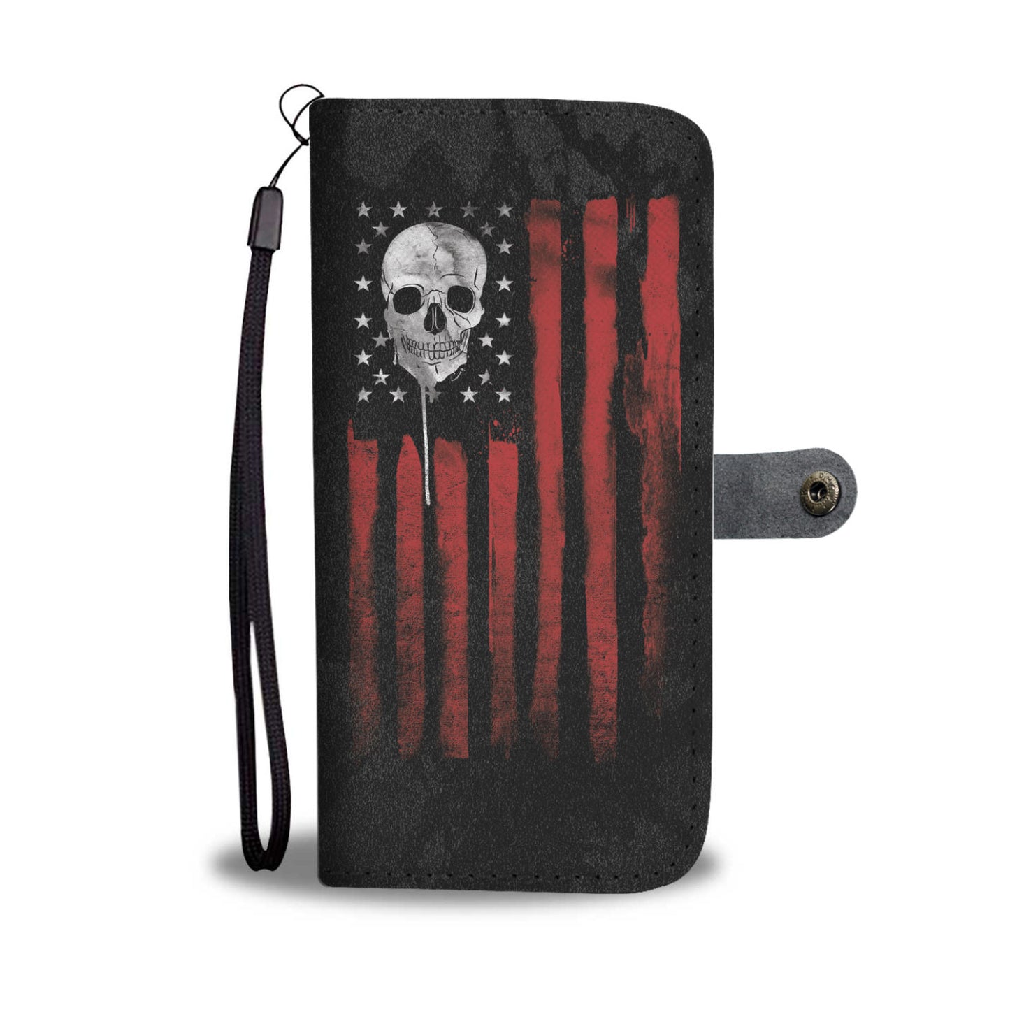 American Skull Nation Phone Wallet Case