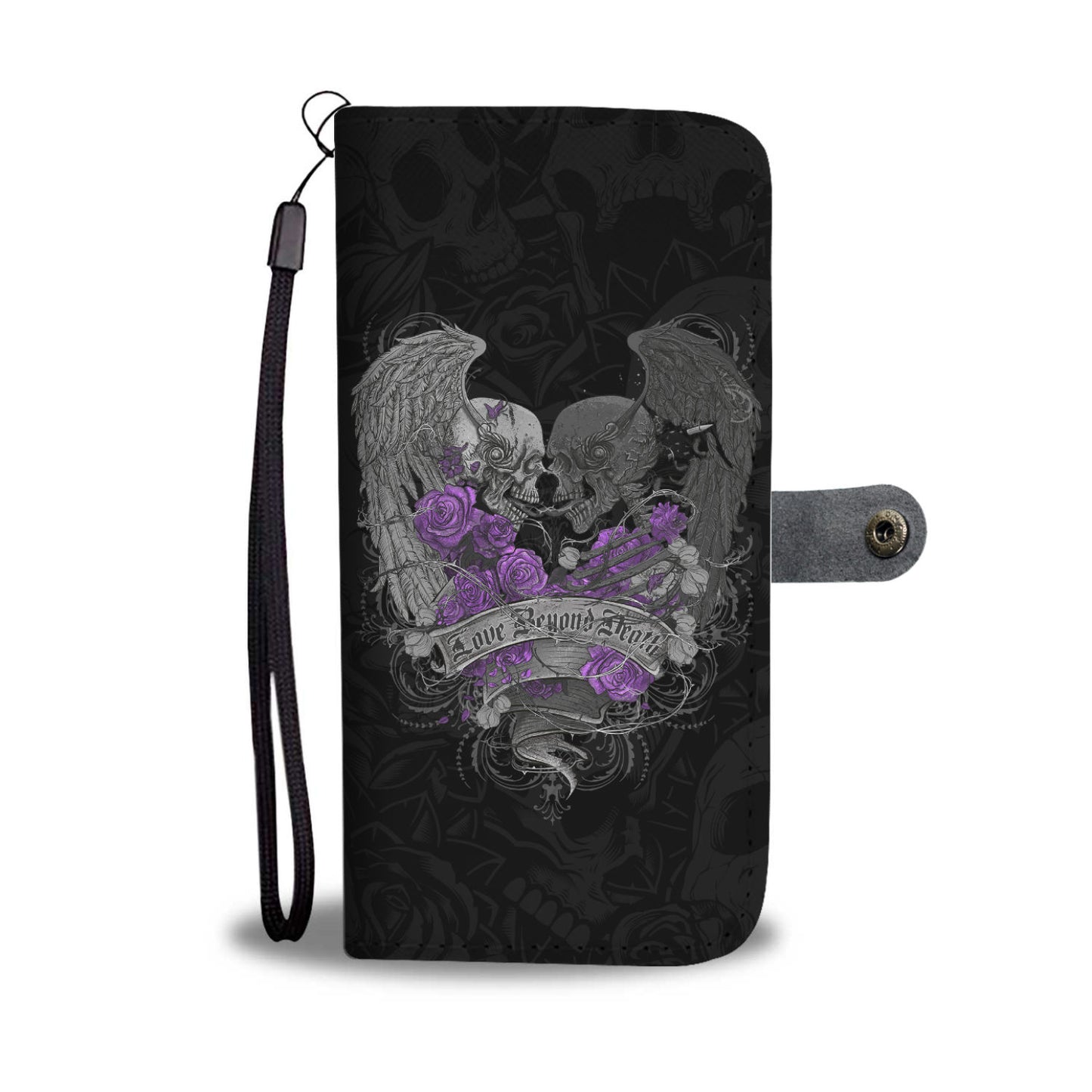 Skullistic™ Love Beyond Death Wallet Phone Case