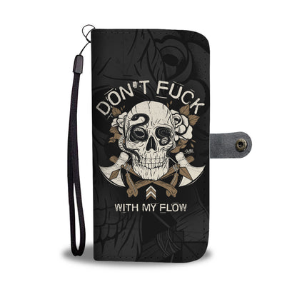 My Flow Skull Phone Wallet Case