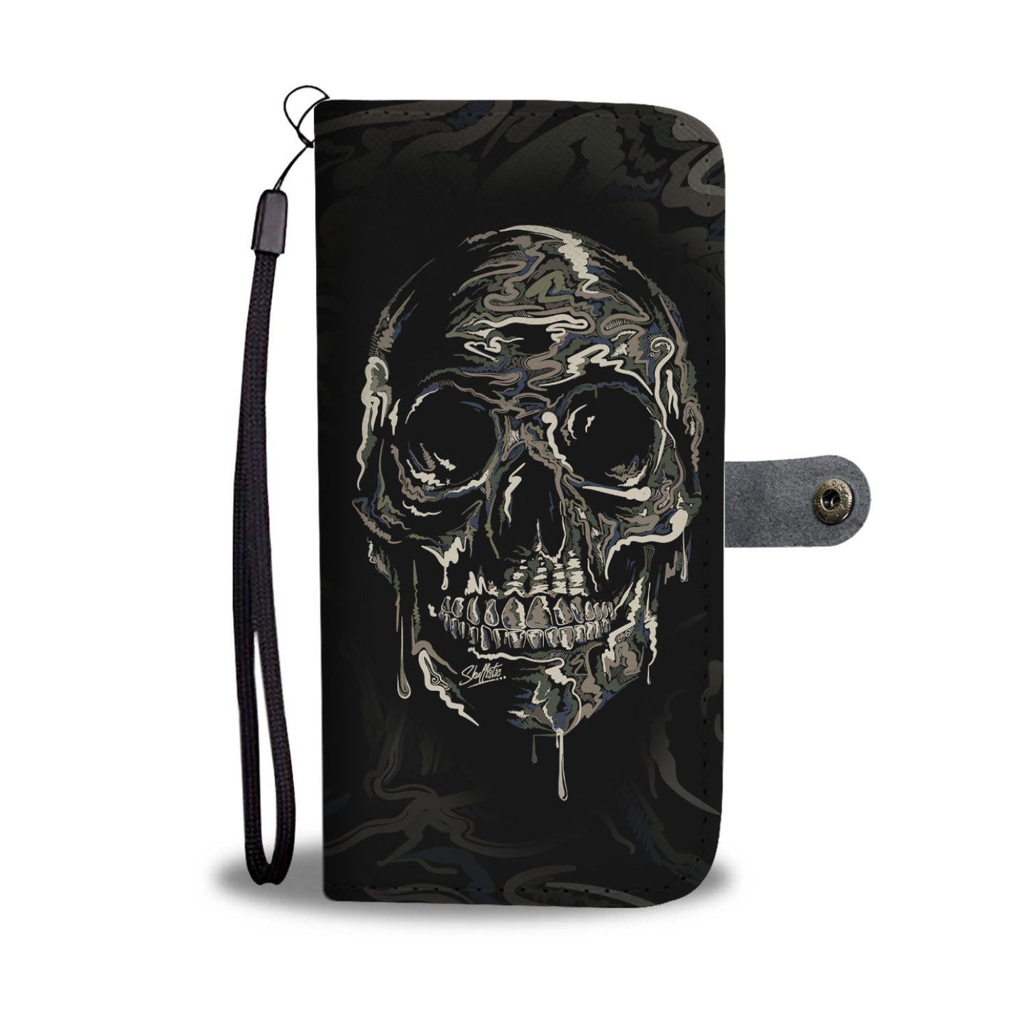 Skullistic Camo Skull Phone Wallet Case