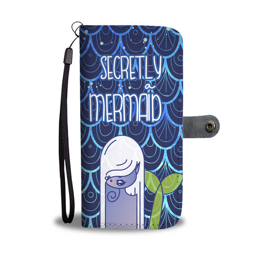 Look Mermaid Secretly A Mermaid Magic Blue Phone Cover