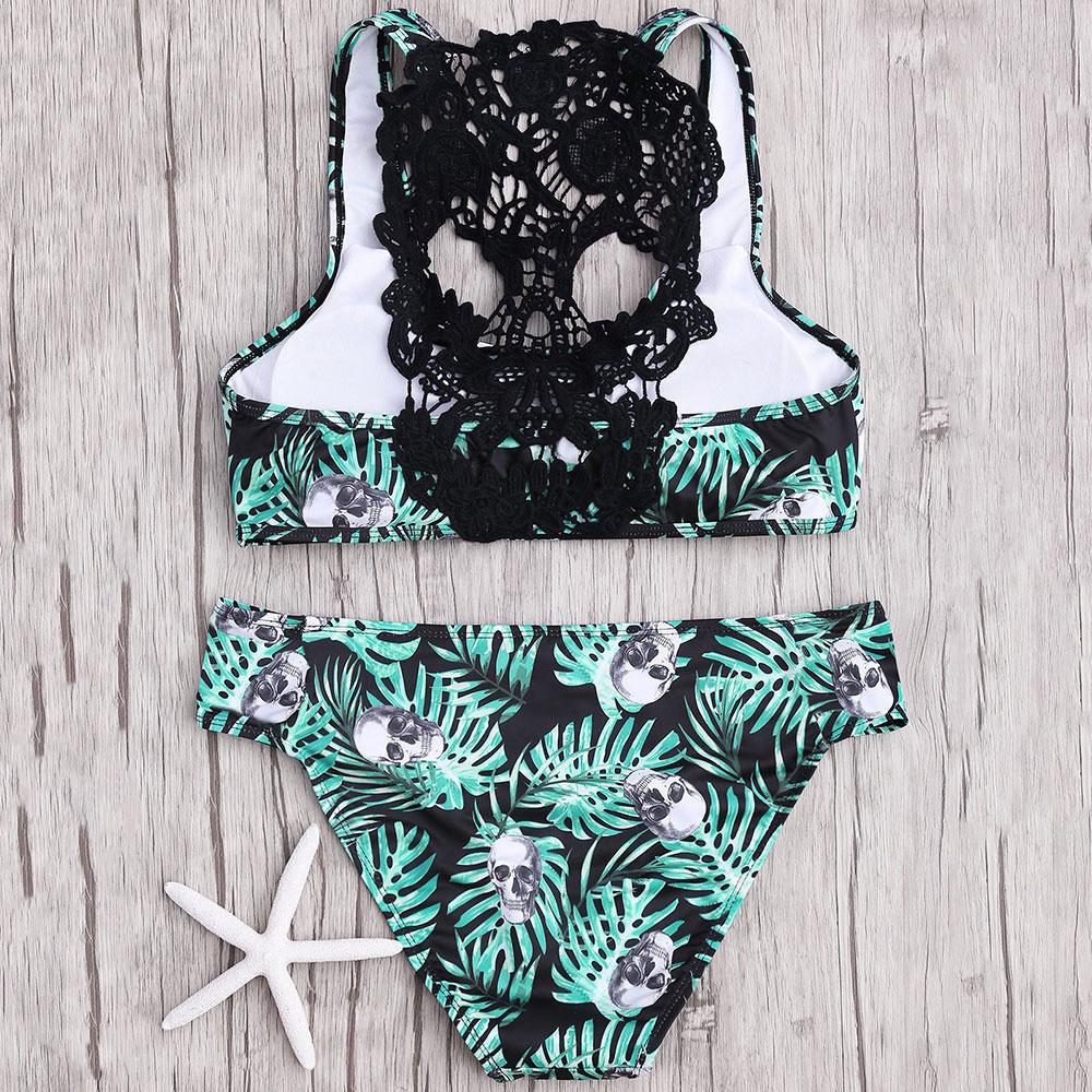 Skull bikini hot sale top