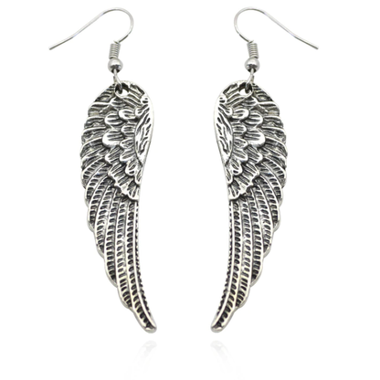 Angel Wings Drop Earrings