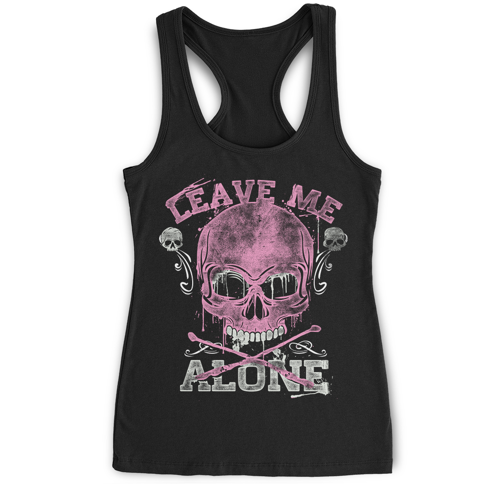 Skullistic Leave Me Alone Skull Pink – Zapps Clothing